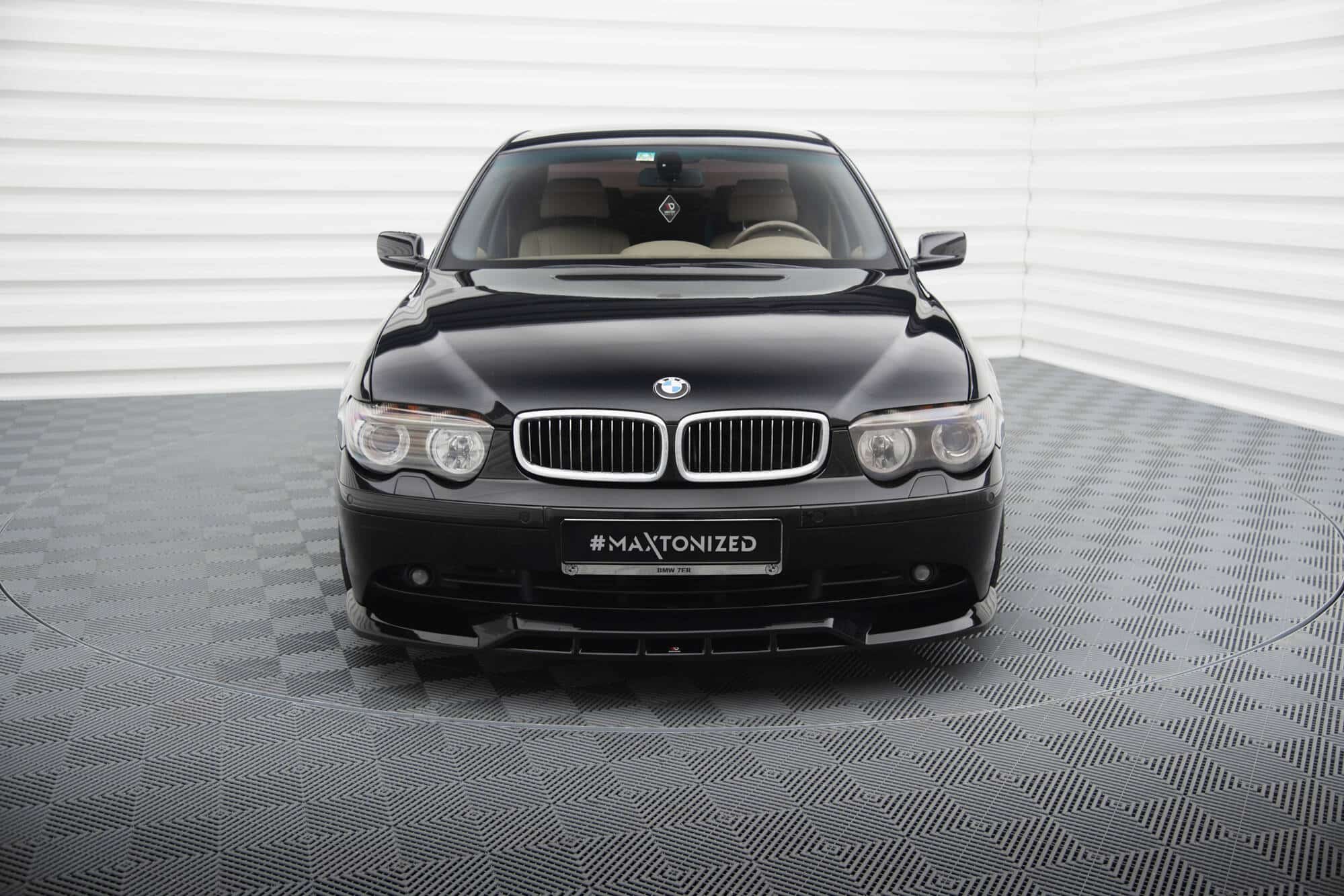 MAXTON DESIGN - Spoiler predného nárazníka vhodné pre BMW 7 E65, Čierny lesk – Obrázok 3