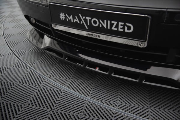 MAXTON DESIGN - Spoiler predného nárazníka vhodné pre BMW 7 E65, Čierny lesk – Obrázok 4
