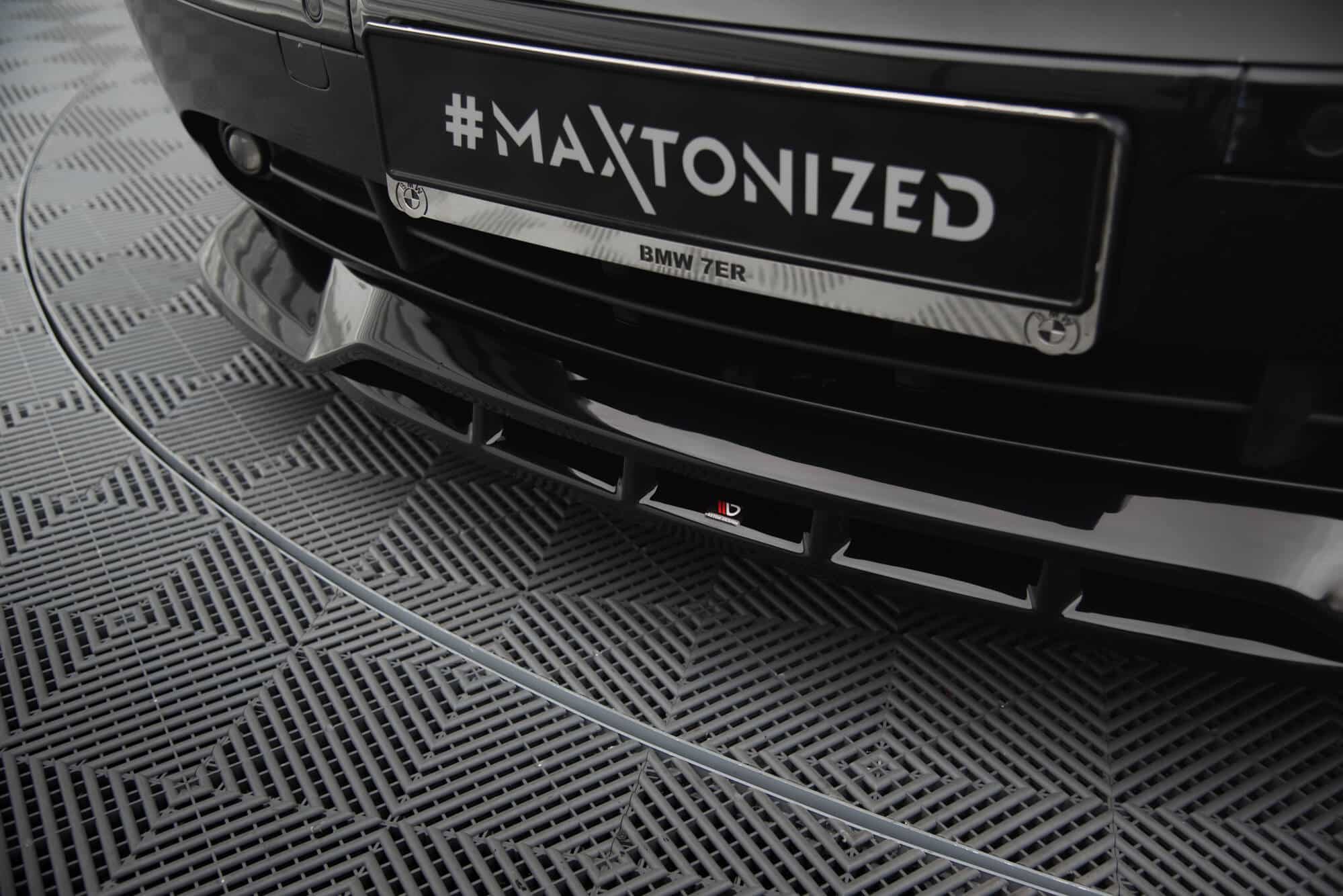 MAXTON DESIGN - Spoiler predného nárazníka vhodné pre BMW 7 E65, Čierny lesk – Obrázok 4