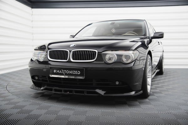 MAXTON DESIGN - Spoiler predného nárazníka vhodné pre BMW 7 E65, Čierny lesk – Obrázok 2