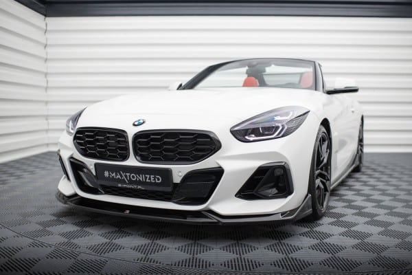 MAXTON DESIGN - Spoiler pod predný nárazník , vhodné pre BMW Z4 M40I / M-PACK G29 FACELIFT, Čierny lesk – Obrázok 3