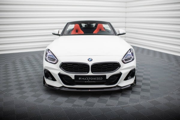 MAXTON DESIGN - Spoiler pod predný nárazník , vhodné pre BMW Z4 M40I / M-PACK G29 FACELIFT, Čierny lesk – Obrázok 2