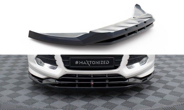 MAXTON DESIGN - Spoiler pod predný nárazník ,FORD KUGA ST-LINE MK2, Čierny lesk