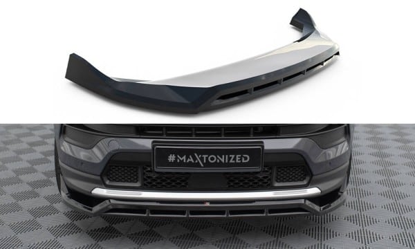 MAXTON DESIGN - Spoiler pod predný nárazník JEEP COMPASS LIMITED MK2 FACELIFT, Čierny lesk