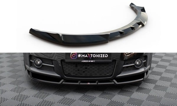 MAXTON DESIGN - Spoiler pod predný nárazník, SUZUKI SWIFT SPORT MK4, Čierny lesk