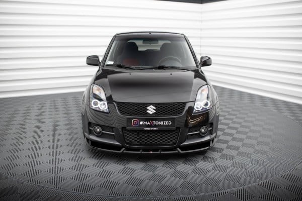 MAXTON DESIGN - Spoiler pod predný nárazník, SUZUKI SWIFT SPORT MK4, Čierny lesk – Obrázok 2