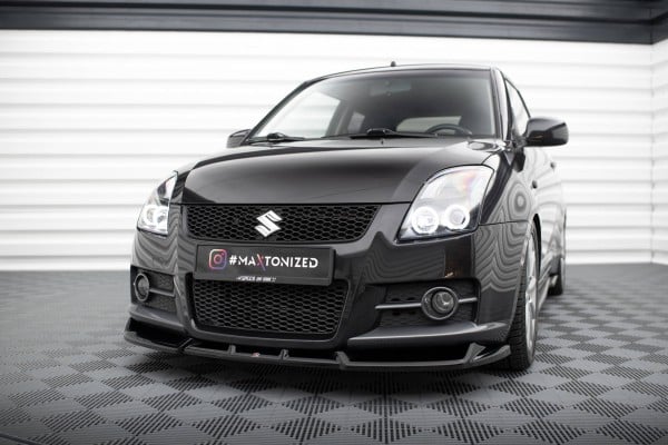 MAXTON DESIGN - Spoiler pod predný nárazník, SUZUKI SWIFT SPORT MK4, Čierny lesk – Obrázok 4