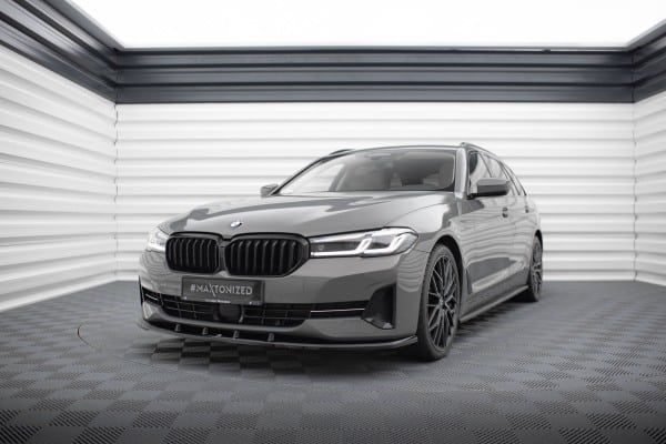 MAXTON DESIGN - Spoiler pod predný nárazník vhodné pre BMW 5 G30 / G31 FACELIFT, Čierny lesk – Obrázok 3