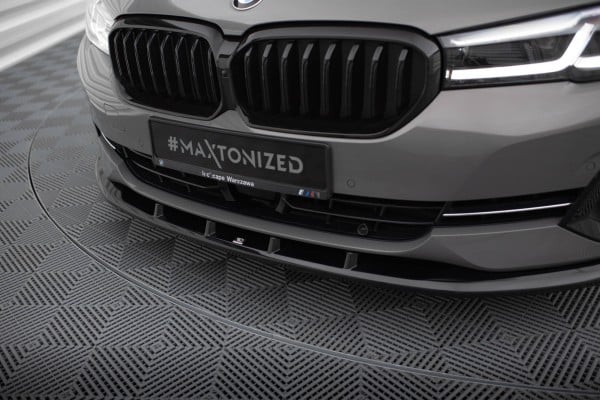 MAXTON DESIGN - Spoiler pod predný nárazník vhodné pre BMW 5 G30 / G31 FACELIFT, Čierny lesk – Obrázok 4