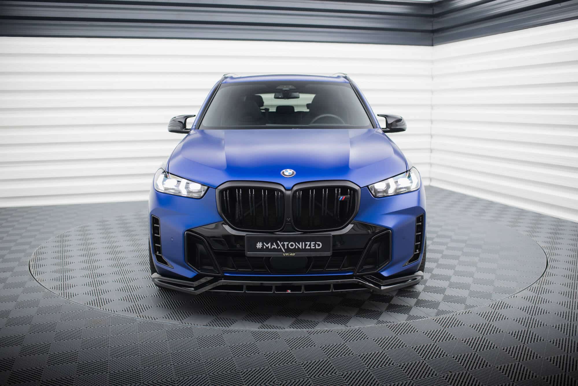 MAXTON DESIGN - Spoiler pod predný nárazník V.1 , vhodné pre BMW X5 M-PACK G05 FACELIFT, Čierny lesk – Obrázok 2
