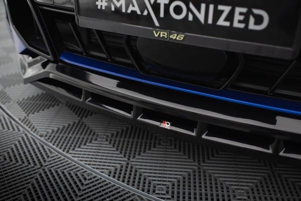 MAXTON DESIGN - Spoiler pod predný nárazník V.1 , vhodné pre BMW X5 M-PACK G05 FACELIFT, Čierny lesk – Obrázok 4