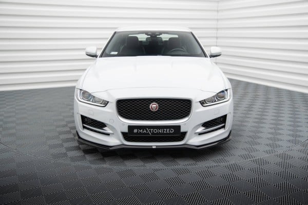 MAXTON DESIGN -Spoiler pod predný nárazník JAGUAR XE R-SPORT X760, Čierny lesk – Obrázok 2