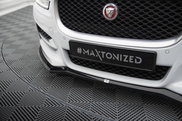 MAXTON DESIGN -Spoiler pod predný nárazník JAGUAR XE R-SPORT X760, Čierny lesk – Obrázok 4