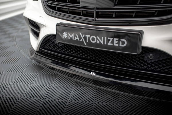 MAXTON DESIGN - Spoiler pod predný nárazník V.1, MERCEDES-BENZ S AMG-LINE W222 FACELIFT, Čierny lesk – Obrázok 4