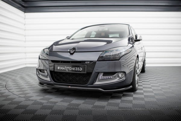MAXTON DESIGN - Spoiler pod predný nárazník V.1 , RENAULT MEGANE GT MK3 FACELIFT, Čierny lesk – Obrázok 3