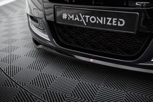 MAXTON DESIGN - Spoiler pod predný nárazník V.1 , RENAULT MEGANE GT MK3 FACELIFT, Čierny lesk – Obrázok 4