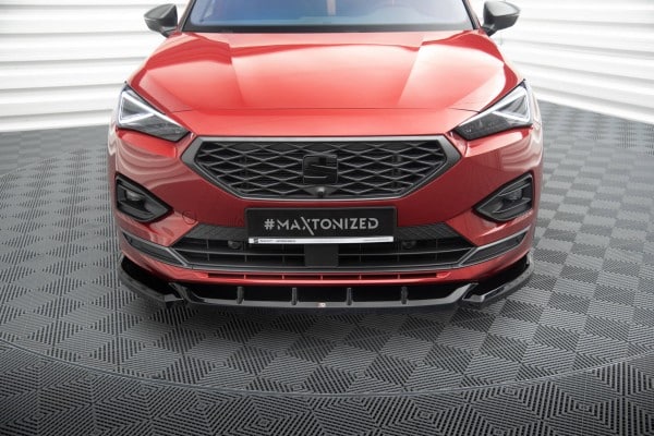 MAXTON DESIGN - Spoiler pod predný nárazník V.1 SEAT TARRACO FR MK1, Čierny lesk – Obrázok 4