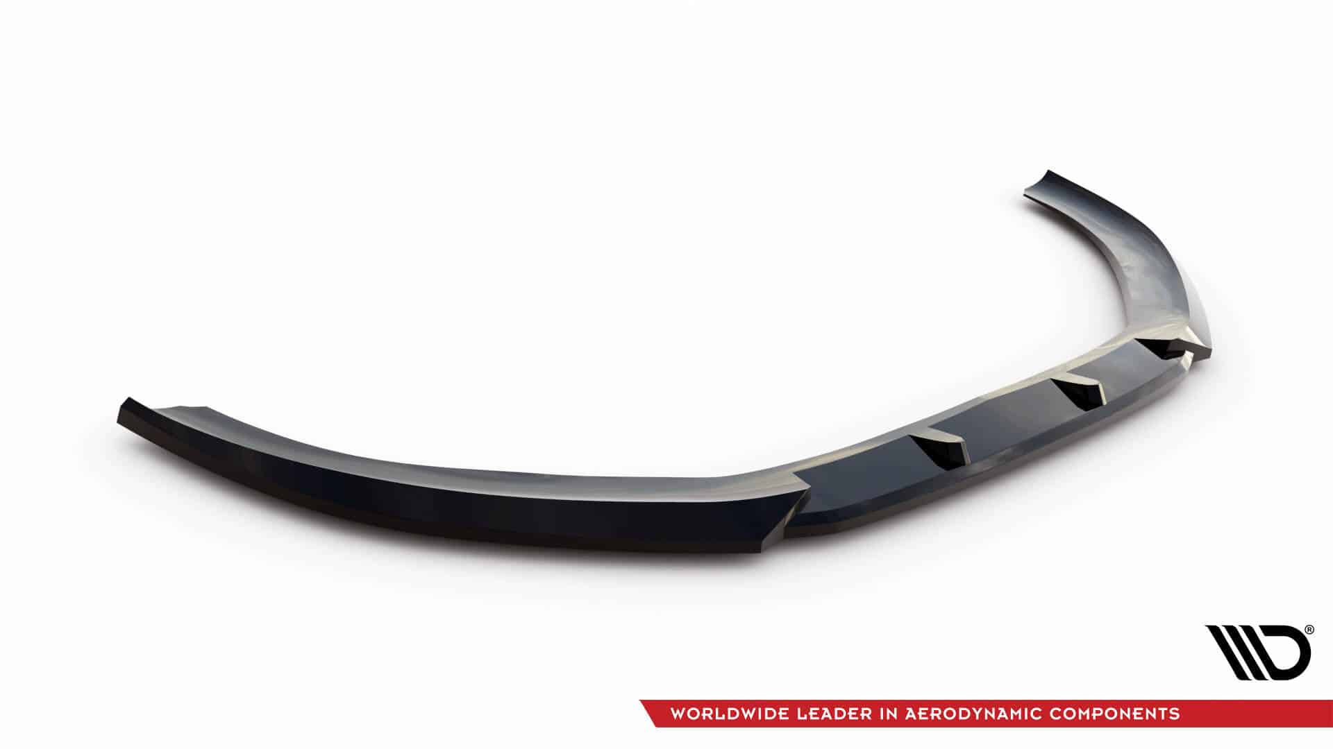 MAXTON DESIGN -Spoiler pod predný nárazník V.2 , AUDI S3 / A3 S-LINE SPORTBACK / HATCHBACK 8V ,Čierny lesk – Obrázok 5