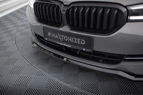 MAXTON DESIGN - Spoiler pod predný nárazník V.2 vhodné pre BMW 5 G30 / G31 FACELIFT, Čierny lesk – Obrázok 4