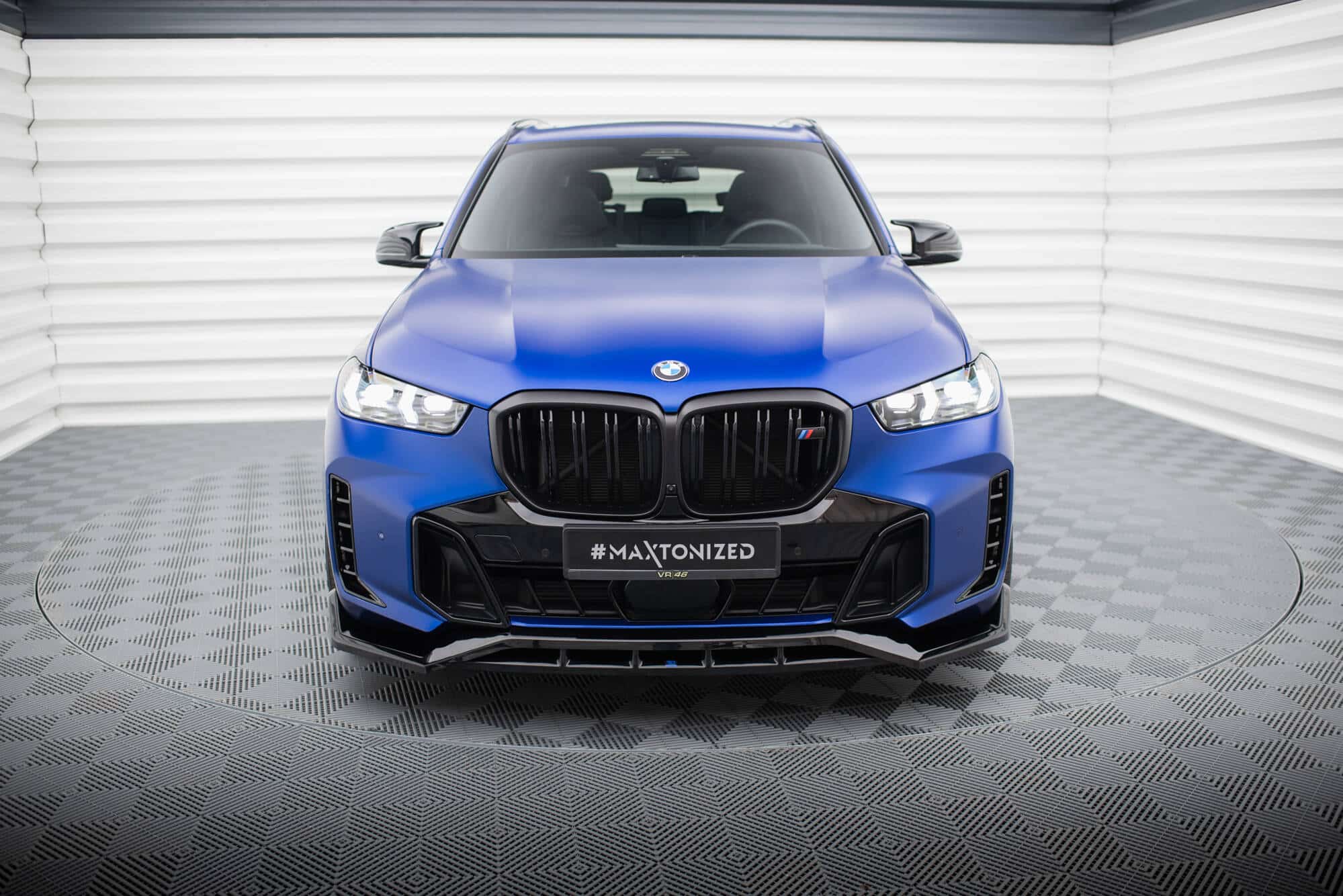 MAXTON DESIGN - Spoiler pod predný nárazník V.2 , vhodné pre BMW X5 M-PACK G05 FACELIFT, Čierny lesk – Obrázok 2