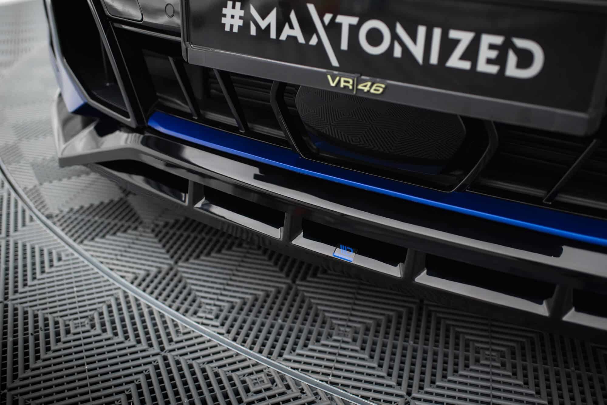 MAXTON DESIGN - Spoiler pod predný nárazník V.2 , vhodné pre BMW X5 M-PACK G05 FACELIFT, Čierny lesk – Obrázok 4