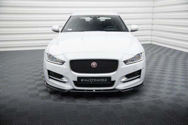 MAXTON DESIGN -Spoiler pod predný nárazník V.2 JAGUAR XE R-SPORT X760, Čierny lesk – Obrázok 2