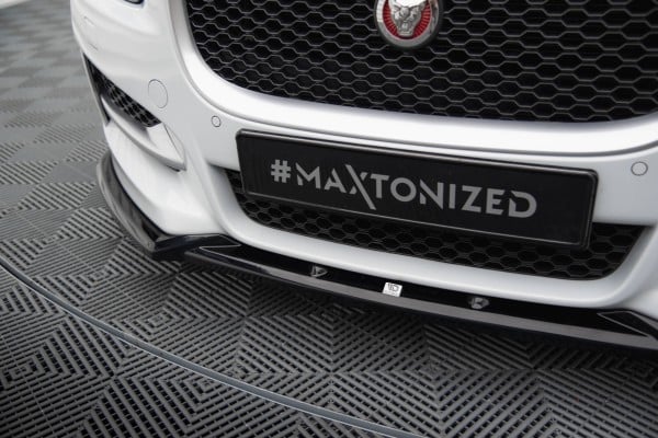 MAXTON DESIGN -Spoiler pod predný nárazník V.2 JAGUAR XE R-SPORT X760, Čierny lesk – Obrázok 3