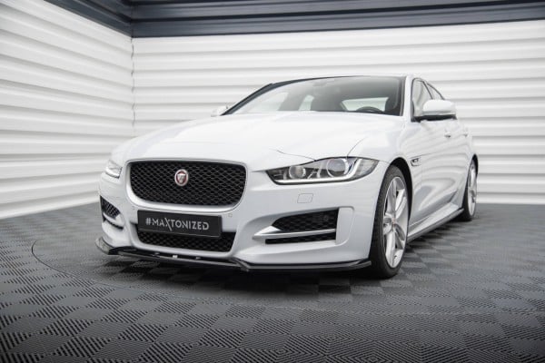 MAXTON DESIGN -Spoiler pod predný nárazník V.2 JAGUAR XE R-SPORT X760, Čierny lesk – Obrázok 4