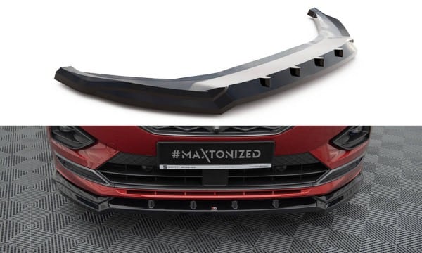 MAXTON DESIGN - Spoiler pod predný nárazník V.2 SEAT TARRACO FR MK1, Čierny lesk