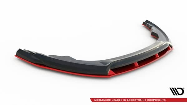 MAXTON DESIGN - Spoiler pod predný nárazník V.2 ,TOYOTA GR86 MK1, Čierny lesk +Červená – Obrázok 7
