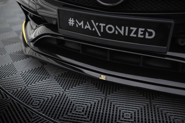 MAXTON DESIGN - Spoiler pod predný nárazník V.3, MERCEDES-AMG CLA 45 AERO C117, Čierny lesk – Obrázok 4