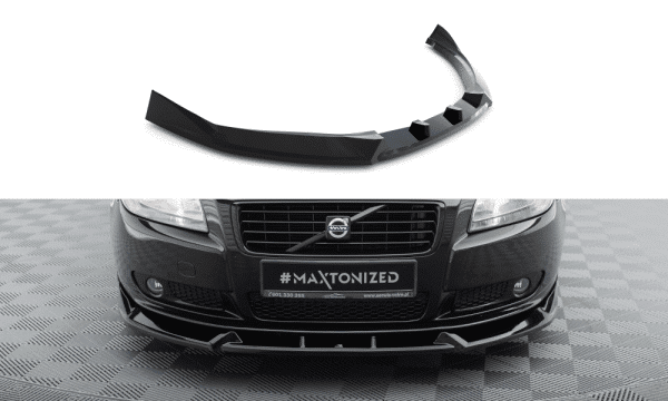 MAXTON DESIGN - Spoiler pod predný nárazník, VOLVO S80 MK2, Čierny lesk