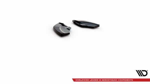 MAXTON DESIGN -Bočné spojlere zadného nárazníka , VOLKSWAGEN SCIROCCO R MK3 , Čierny lesk – Obrázok 4