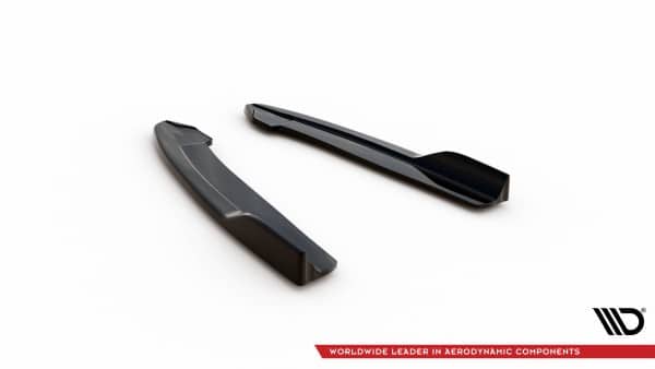 MAXTON DESIGN - Bočné spojlere zadného nárazníka V.8 FORD FOCUS COMBI ST-LINE MK4, Čierny lesk – Obrázok 6