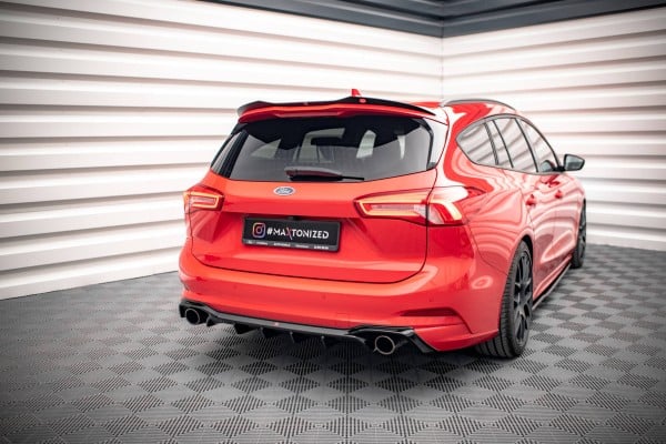 MAXTON DESIGN - Difúzor zadného nárazníka V.2 FORD FOCUS COMBI ST-LINE MK4, Čierny lesk – Obrázok 2