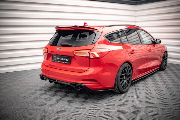 MAXTON DESIGN - Difúzor zadného nárazníka V.2 FORD FOCUS COMBI ST-LINE MK4, Čierny lesk – Obrázok 5