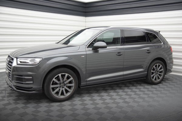 MAXTON DESIGN - Lišty pod bočné prahy ,AUDI Q7 MK2 , Čierny lesk – Obrázok 2