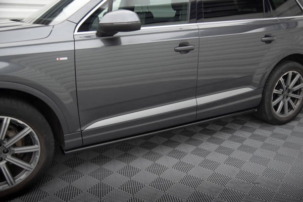 MAXTON DESIGN - Lišty pod bočné prahy ,AUDI Q7 MK2 , Čierny lesk – Obrázok 3
