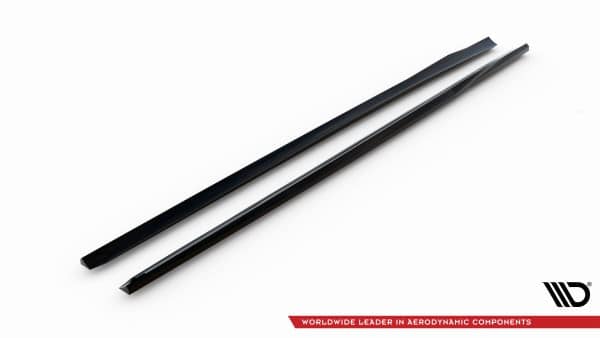 MAXTON DESIGN - Lišty pod bočné prahy, AUDI S3 / A3 S-LINE SPORTBACK 8V,Čierny lesk – Obrázok 2