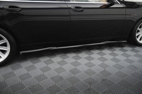 MAXTON DESIGN - Lišty pod bočné prahy vhodné pre BMW 7 E65, Čierny lesk – Obrázok 2