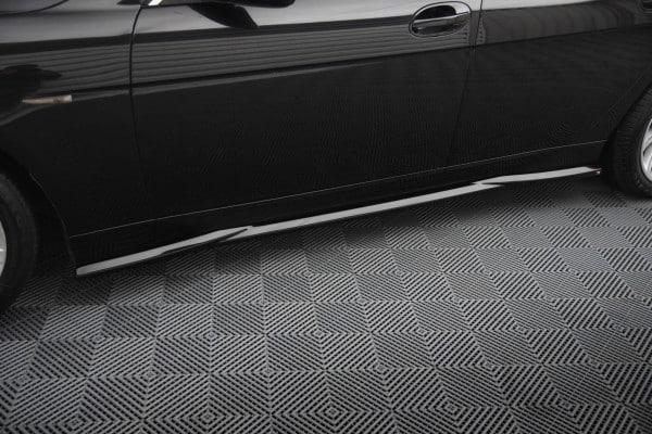 MAXTON DESIGN - Lišty pod bočné prahy vhodné pre BMW 7 E65, Čierny lesk – Obrázok 3