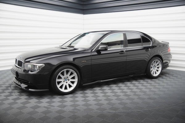 MAXTON DESIGN - Lišty pod bočné prahy vhodné pre BMW 7 E65, Čierny lesk – Obrázok 4