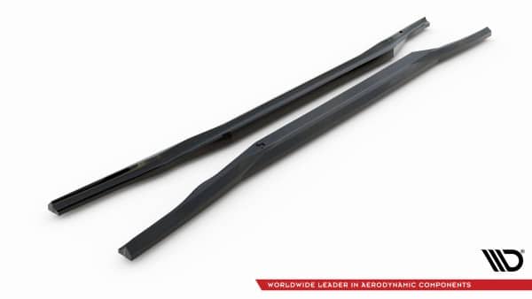 MAXTON DESIGN - Lišty pod bočné prahy vhodné pre BMW 7 E65, Čierny lesk – Obrázok 6