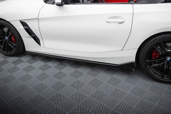 MAXTON DESIGN - Lišty pod bočné prahy  , vhodné pre BMW Z4 M40I / M-PACK G29 FACELIFT, Čierny lesk – Obrázok 2