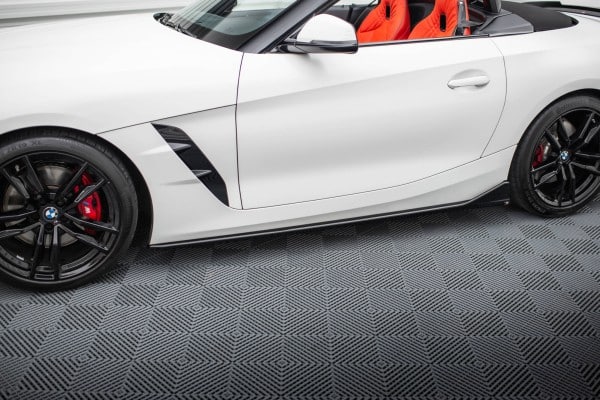 MAXTON DESIGN - Lišty pod bočné prahy  , vhodné pre BMW Z4 M40I / M-PACK G29 FACELIFT, Čierny lesk – Obrázok 6