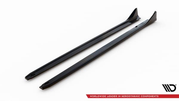 MAXTON DESIGN - Lišty pod bočné prahy  , vhodné pre BMW Z4 M40I / M-PACK G29 FACELIFT, Čierny lesk – Obrázok 4