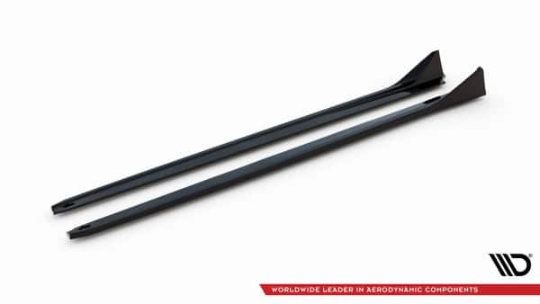 MAXTON DESIGN - Lišty pod bočné prahy  , vhodné pre BMW Z4 M40I / M-PACK G29 FACELIFT, Čierny lesk – Obrázok 3