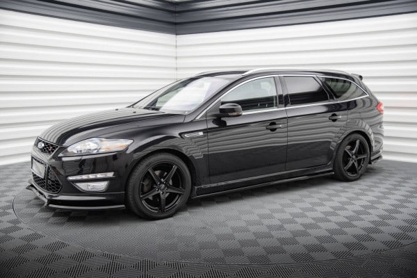 MAXTON DESIGN - Lišty pod bočné prahy FORD MONDEO ST-LINE MK4 FACELIFT, Čierny lesk – Obrázok 2