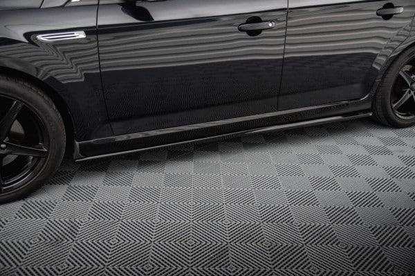 MAXTON DESIGN - Lišty pod bočné prahy FORD MONDEO ST-LINE MK4 FACELIFT, Čierny lesk – Obrázok 3