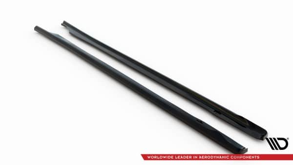 MAXTON DESIGN - Lišty pod bočné prahy ,HONDA CIVIC MK10 , Čierny lesk – Obrázok 5